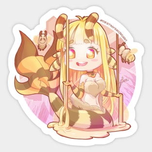 Mermay honey bee Sticker